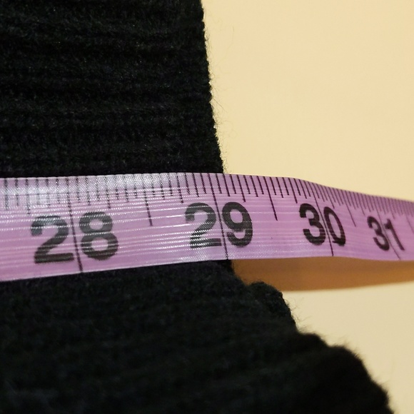 Joe Fresh| NWT Black Silver Striped Sweater With Sparkly Sequined Effect - Picture 7 of 16